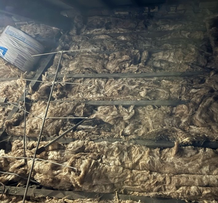 Loft insulation installation